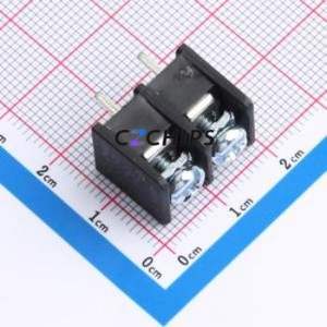 4DB-P108-02 Barrier Terminal Block Through hole Component (THT) Connector 8.26mm 1 2 20A - Product Image 1