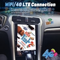 256GB 13.8 pouces 2Din voiture Android 13 1920*1080 2K écran Carplay pour Ford Mondeo Fusion 2014 2019 stéréo GPS Navi DSP lecteur vidéo