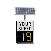Panneau de signalisation routière avec télécommande P10 personnalisé Panneau solaire de signalisation routière Limite de vitesse Détecteur de radar Affichage LED VMS