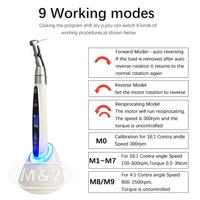 Máquina de preparación de conducto radicular dental inalámbrica transfronteriza Oral 16:1 Motor endodóntico antiángulo dos en uno Energía eléctrica