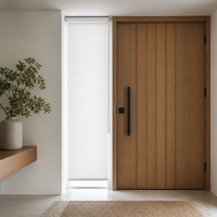 Stores à enroulement scandinaves en tissu texturé, sur mesure, à commande manuelle par chaîne, filtrant la lumière du jour, pour chambre d'enfant