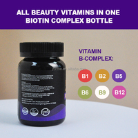 Capsules végétaliennes en vrac Factory RTS Support Healthy Hair Skin & Nails Pilules Supplément Biotine Collagène Capsules