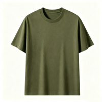 T-shirt pour homme en mélange de coton et de polyester, col rond, doux, confortable, respirant, manches courtes, basique, plusieurs couleurs disponibles, logo personnalisé