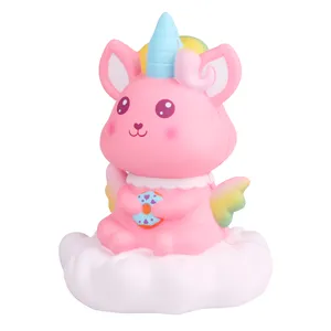 Promosyon bulut Unicorn Patent ürünleri yavaş Rebound oyuncak PU köpük hayvan dekorasyon