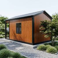 Casa Modular Prefabricada de Lujo Lista para Enviar, Textura de Madera, Garantía de 2 Años, Soluciones Totales para Proyectos de Resorts Turísticos