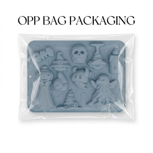 Halloween <b>Silicone</b> Cake Mold Non Stick Food Grade <b>Baking</b> Mould Opp Bag Packaging for Chocolate Candy Mousse - Product Image 1