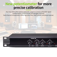 Égaliseur de signal professionnel pour système audio de scène, processeur mono/stéréo 2/3 voies, distributeur de signal pour performance DJ