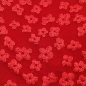 Factory Direct Wholesale 100% Polyester Custom Jacquard <strong>Fabrics</strong> <strong>Pattern</strong> Embossed Jacquard for Dress - Product Image 6