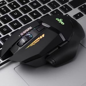 ไอโก้ คิว 826 เมาส์สำหรับเล่นเกมแบบมีสาย 6D ไฟแบ็คไลท์สีไล่ระดับสไตล์ลำลอง - Product Image 4