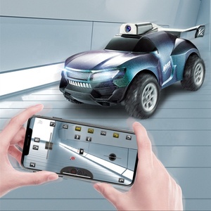 Iqoem hợp kim RC xe với HD 720P Wifi máy ảnh trên diễn viên đóng Thế 1:18 2.4G leo núi cho trẻ em chơi với mèo điều khiển từ xa Xe đồ chơi - Product Image 1