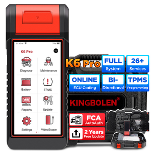 Kingbolen K6 PRO Scanner OBD2 complet 4-en-1 Outil de diagnostic bidirectionnel 12V pour voitures Test de batterie Diagnostic TPMS - Product Image 1
