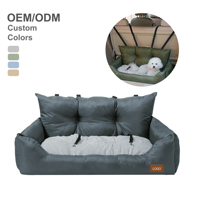 Lit de voyage pour chien Fairypet personnalisé, classique, moderne, en tissu Oxford, amovible, lavable, durable, écologique, toutes saisons
