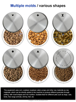 380V 7.5kW automatique grande alimentation de poisson faisant la Machine poisson chat chien nourriture riz maïs granulés extrudeuse