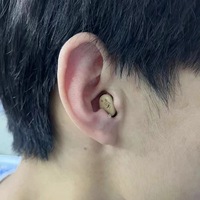 Aides auditives LingDong rechargeables super mini CIC, contrôle par application, batterie Li-ion, amplificateur de son invisible, boîte de charge sèche