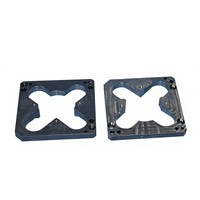 Support de montage modulaire en titane usiné CNC 5 axes par électroérosion à fil pour machines d'emballage alimentaire, marque MH