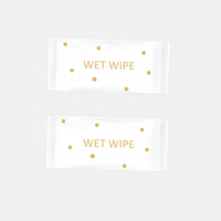 Lingettes humides individuelles pour le nettoyage des mains pour les restaurants KFC et McDonald's Lingettes nettoyantes haut de gamme à usage unique