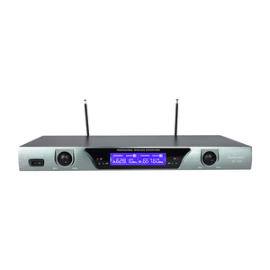 Sistema de micrófono inalámbrico de solapa UHF portátil IK158 KTV profesional para karaoke, fiestas y iglesias - Product Image 3
