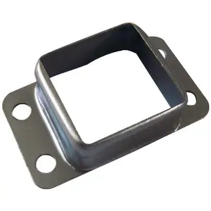 Zinc Coated <strong>Fence</strong> Tube Square <strong>Post</strong> <strong>Wall</strong> Mount Railing <strong>Bracket</strong> SB2-40X40 - Product Image 1