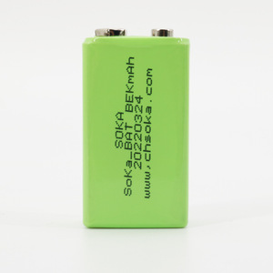 Batterie rechargeable Soka 9V 6F22 Nickel-Métal Hydrure pour usage industriel - Product Image 1