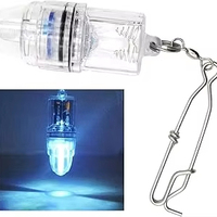 Tiefsee-LED-Angelleuchte mit Clip, IP68, Blaues Blitzlicht, Unterwasser-Fischlampe, Ra80, 50000 Stunden Lebensdauer, 1-300M Beleuchtungsreichweite, 1 Jahr Garantie