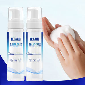 2 en 1 Champú sin enjuague y gel de baño Aloe colágeno Calma la piel Sin lavado Ducha <span class=keywords><strong>Espuma</strong></span> de burbujas Champú de <span class=keywords><strong>espuma</strong></span> orgánica - Product Image 1