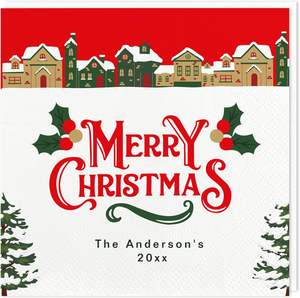 Serviettes <span class=keywords><strong>de</strong></span> Cocktail Personnalisées en Pulpe <span class=keywords><strong>de</strong></span> Bois Vierge Imprimées sur Mesure 25*25 cm 3 Plis Sac Logo/Texte Personnalisé pour Entreprise Bar Fête Diplôme - Product Image 3