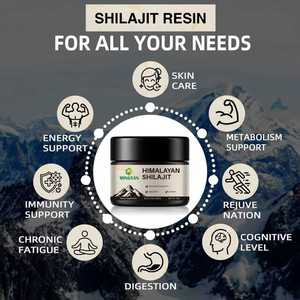 Résine de Shilajit Pur de l'Himalaya OEM/ODM, Liquide Oral Haute Puissance Qualité Or pour Hommes et Femmes, Améliore l'Immunité 50g - Product Image 2