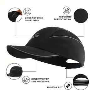 Gorra de Béisbol Deportiva de Secado Rápido, Ligera, con Tira Reflectante Completa, Gorra de Running Perforada - Product Image 2