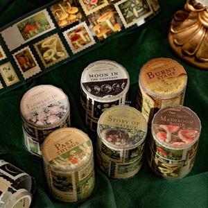 Recollections tem bằng đồng Băng retro hoa minh họa Sổ Tay Tự làm trang trí cắt dán vật liệu niêm phong trang trí kỳ nghỉ - Product Image 4