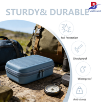 Étui de rangement électronique personnalisé en EVA pour écouteurs, chargeurs, câbles, étui de transport portable pour les voyages
