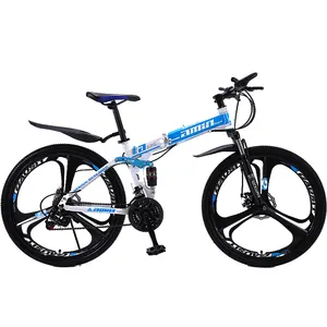 Suspensão completa para bicicleta dobrável, 26 ", adulto, mountain bike, bicicleta de montanha, bicicleta vela/esportiva, equipamento de corrida para homens