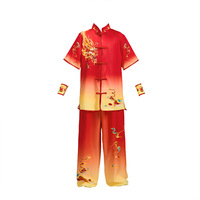 Costume de danse du dragon chinois personnalisé pour enfants et adultes, uniforme d'exercice d'arts martiaux, tenue de spectacle de tambour, ensemble pour spectacle de groupe, fourniture en gros OEM