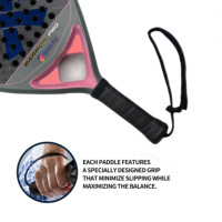 Raquettes de tennis Qingyu Palas 2025, 12k en fibre de carbone, fibre de verre, EVA, légères, professionnelles, logo personnalisé, raquettes de padel pour enfants