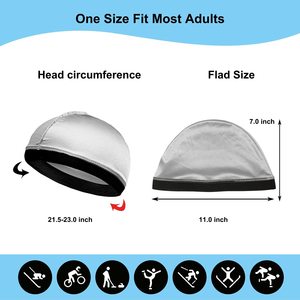 <span class=keywords><strong>Durag</strong></span> en Soie Polyester Respirant Multifonctionnel Style Européen & Américain pour Hommes – Vente en Gros en Vrac – Effet Soie 360 Wave - Product Image 3