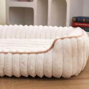 Large Square All-Season Dog <b>Bed</b> with Thickened <b>Bed</b> <b>Pads</b> New Modern Fashion Cat Dog Pet <b>Bed</b> Comfortable Stay Solid Pattern - Product Image 6