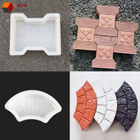 Moule professionnel en plastique durable pour pavés de ciment et allées, vente en gros d'usine