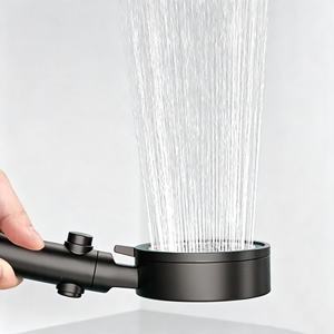 Pommeau de <span class=keywords><strong>Douche</strong></span> Haute Pression 5 Modes Design Moderne <span class=keywords><strong>D</strong></span>étachable avec Perles Filtrantes Adoucissantes Anti-colmatage <span class=keywords><strong>Jet</strong></span> Pluie - Product Image 3
