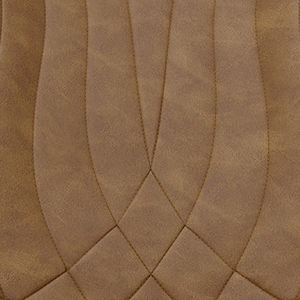 Stylish Modern PU Leather Quilted Texture Soft Dining <b>Chair</b> Comfort Upholstered Sturdy Metal Legs Outdoor Restaurant Home - Product Image 2