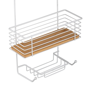 Étagère de douche murale moderne en alliage de zinc, 3 niveaux, sans perçage, durable, étanche, pour shampoing et rangement - Product Image 6