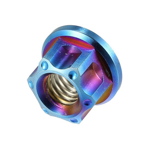 Tobo 6 cái bu lông mặt bích 1.0mm bằng hợp kim Titan M6 đai ốc mặt bích bằng titan - Product Image 5