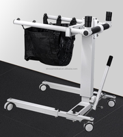 Vente chaude Machine De Transfert Électrique Manuel En Option Patient Transfert Ascenseur Chaise Fauteuil Roulant Avec Commode pour Personnes Âgées Handicapées