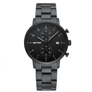 Livraison rapide faible quantité minimale de commande mâle designer hommes chronographe poignet <span class=keywords><strong>montres</strong></span> en vente oem arabe nombre hommes arrêtent montre cadeau ensemble pour hommes - Product Image 6