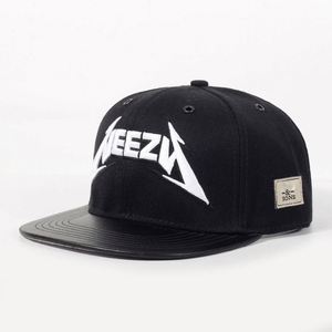Wholesale ODM Custom Raised 3D Embroidery Logo Leather Brim Peaked <b>Cap</b> <b>Flat</b> Bill Fitted Hats Snapback Baseball <b>Caps</b> for Men - Product Image 1