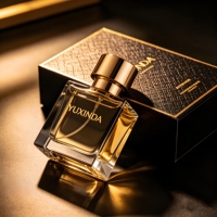 Flacon de parfum vide en verre transparent OEM personnalisé de luxe 30ml 50ml 100ml avec pompe pulvérisatrice et capuchon supérieur
