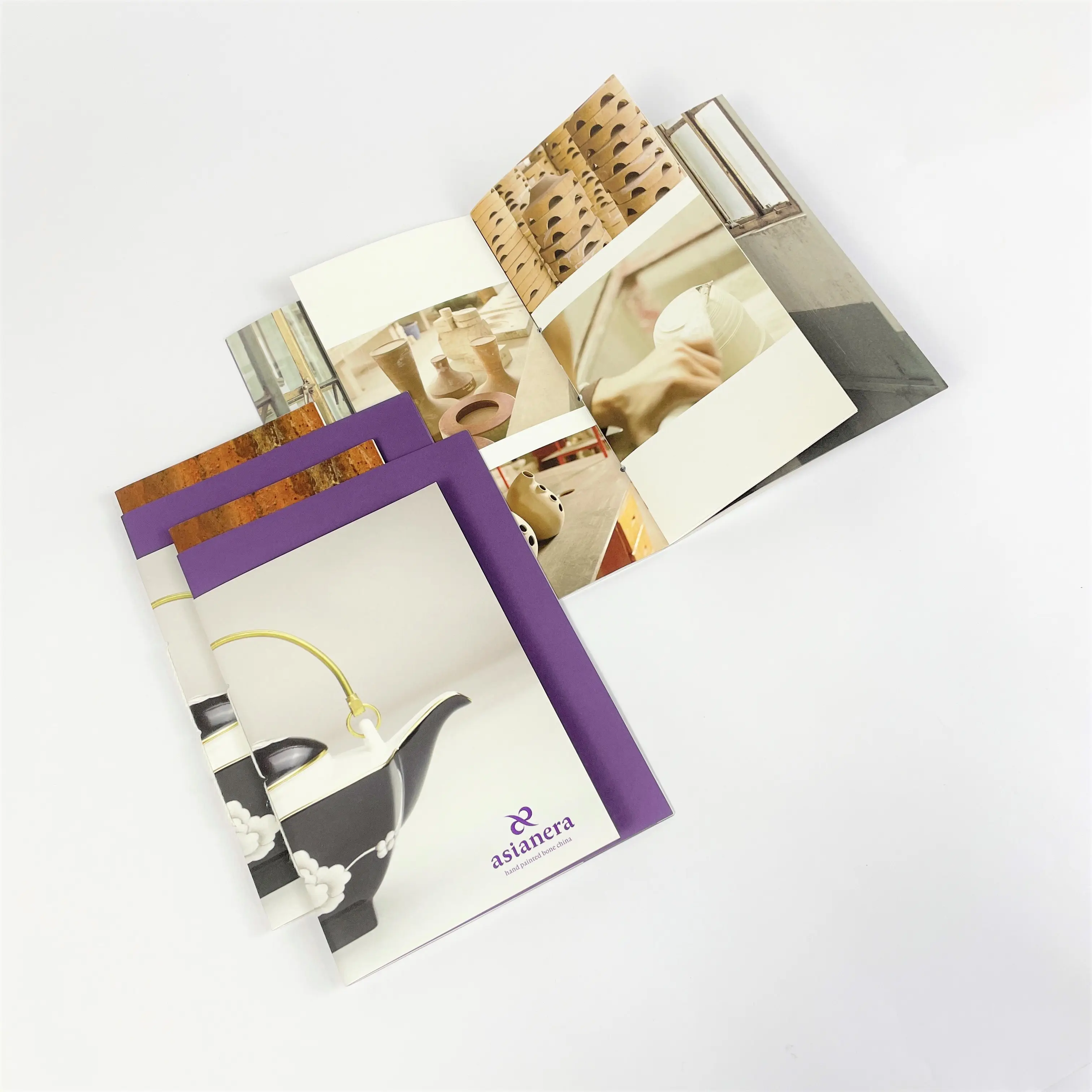 14 pages art book sew binding offset printing brochure printing