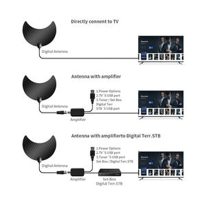 חם מכירה אלחוטי חינם ערוצים 50 קילומטרים מוגבר טווח ארוך hdtv פעיל hdtv טלוויזיה hd - Product Image 1