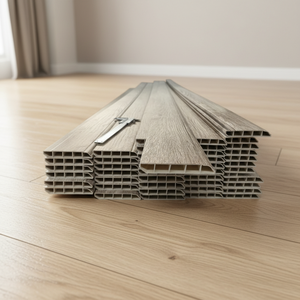 <span class=keywords><strong>Plinthe</strong></span> <span class=keywords><strong>de</strong></span> sol SPC moderne, personnalisée, imperméable et durable pour la décoration intérieure - Product Image 1