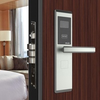 Serrure à mortaise électronique pour hôtels avec scanner de code QR entrée sans clé chronométrée pour portes en bois et en acier
