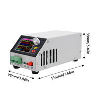 Testeur de charge électronique à contrôle numérique DC 12V 1A avec écran couleur 2,4 pouces, courant et tension constants DC 0~150V 20A 150W