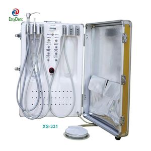 ชุดอุปกรณ์ทำฟันเคลื่อนที่แบบพกพา พร้อมเครื่องกรองอากาศแบบไร้น้ำมัน รถเข็นดูดของเสียสำหรับคลินิกทันตกรรม - Product Image 6